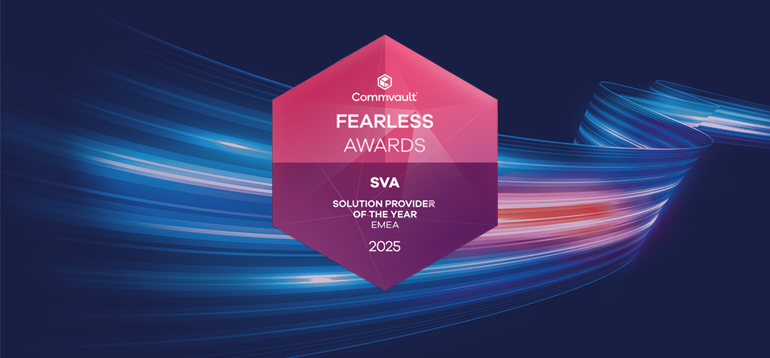 Commvault Solution Provider of the Year SVA
